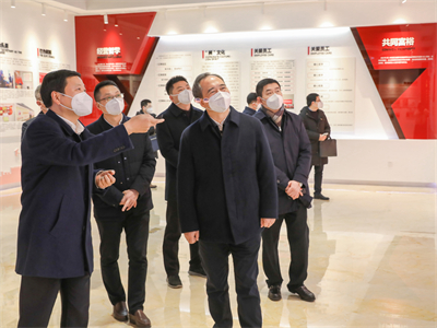 2023年1月，浙江省委常委、組織部長王成來紅獅集團調研企業(yè)黨建、“未來工廠”、人才建設等工作